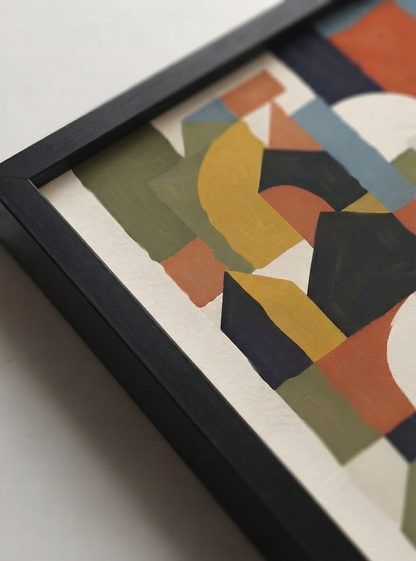 Habitat No. 03 | Abstract Geometric Print