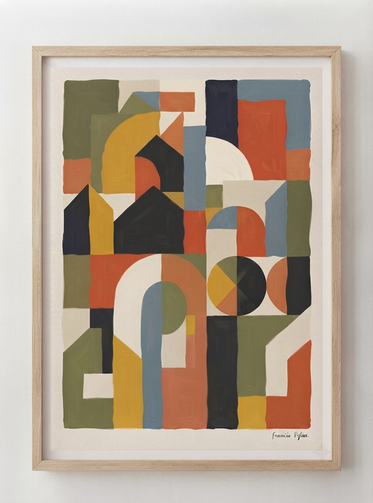 Habitat No. 03 | Abstract Geometric Print