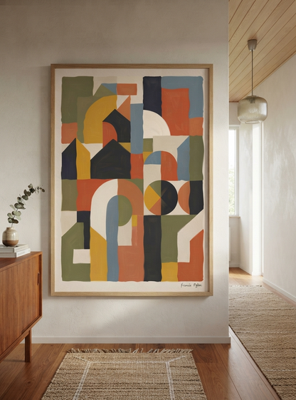 Habitat No. 03 | Abstract Geometric Print