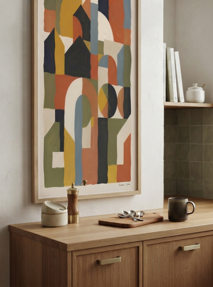 Habitat No. 03 | Abstract Geometric Print