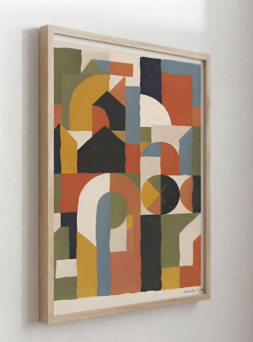 Habitat No. 03 | Abstract Geometric Print
