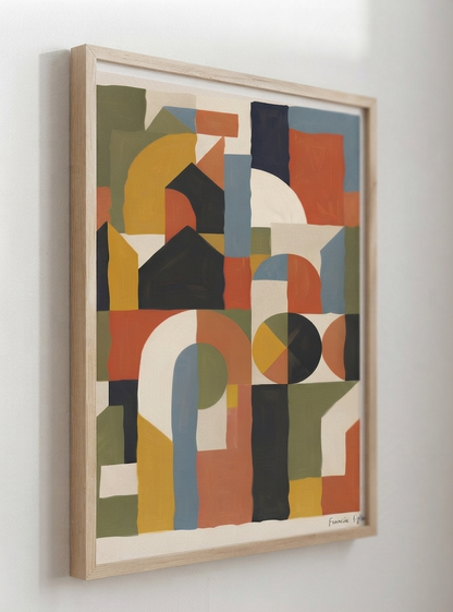 Habitat No. 03 | Abstract Geometric Print
