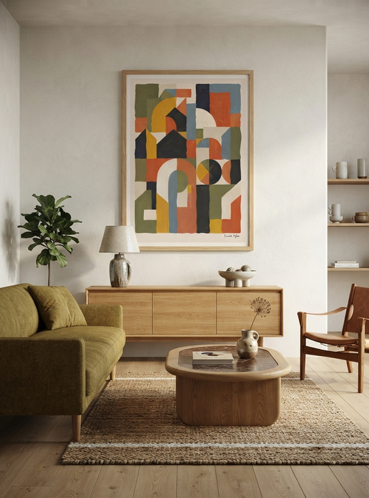 Habitat No. 03 | Abstract Geometric Print