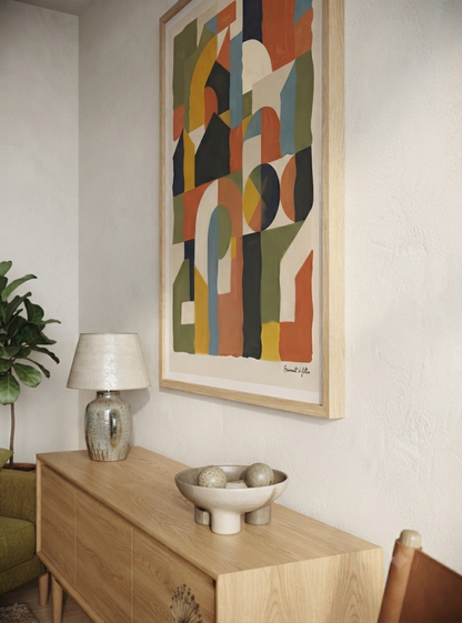 Habitat No. 03 | Abstract Geometric Print