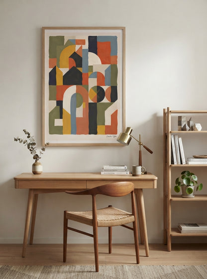 Habitat No. 03 | Abstract Geometric Print