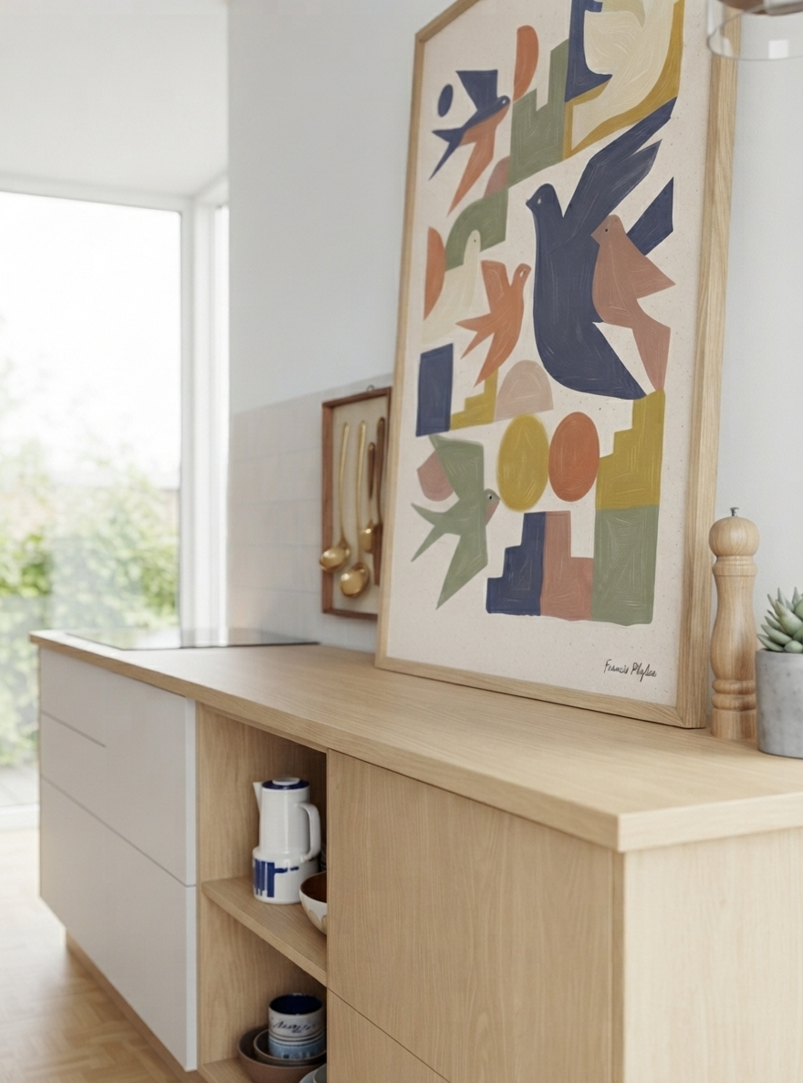 Wings of Geometry | Century Modern Bird Art Print