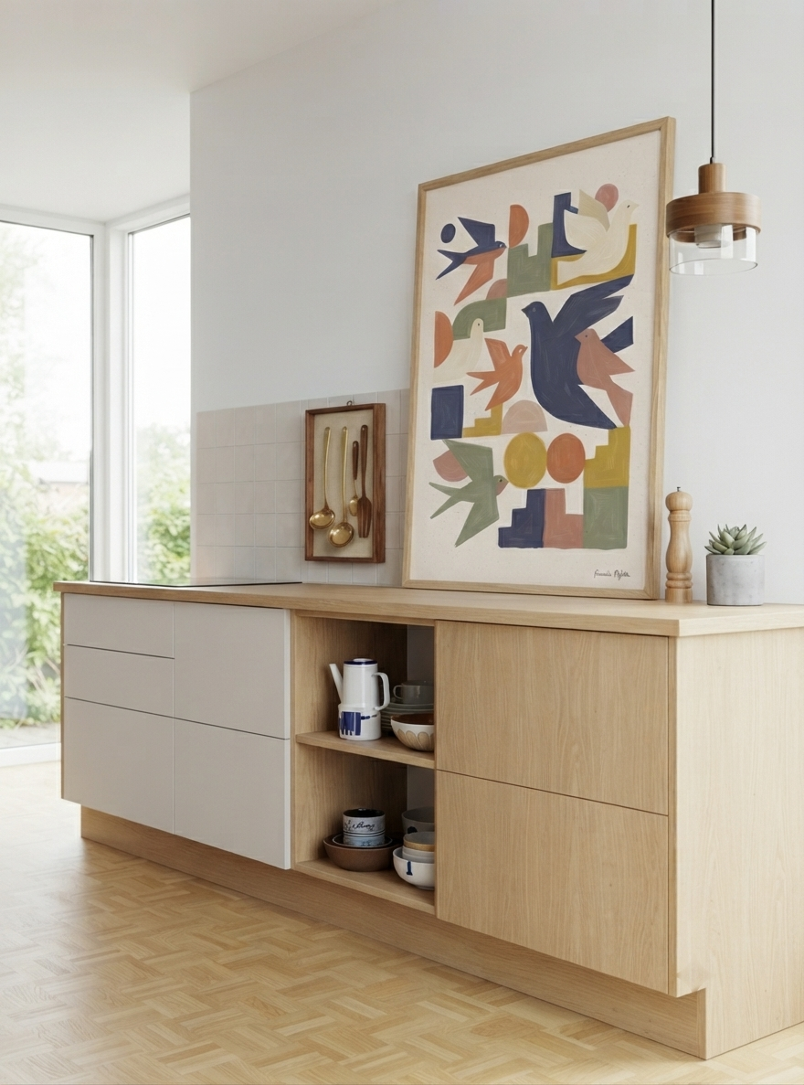 Wings of Geometry | Century Modern Bird Art Print