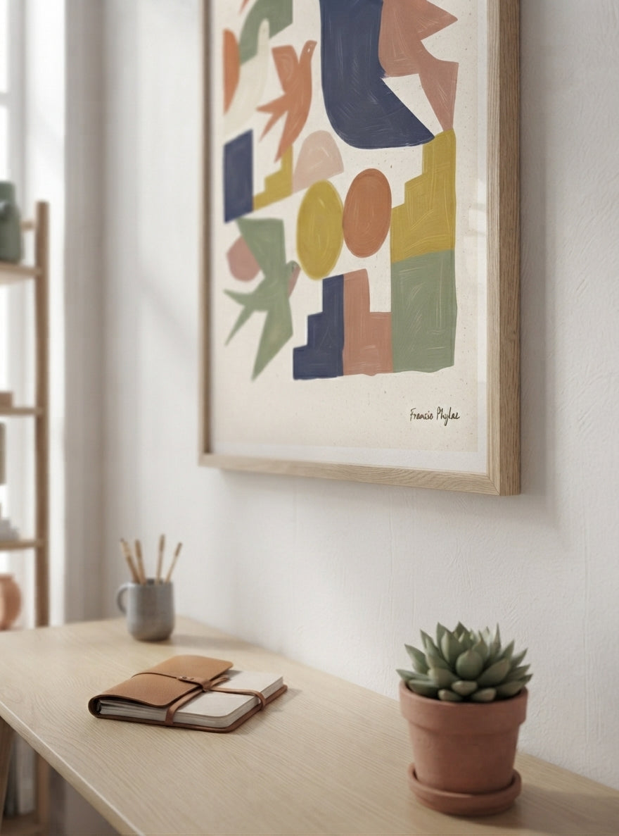 Wings of Geometry | Century Modern Bird Art Print