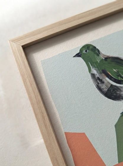 Bird & Being | Contemporary Abstract Bird Art Print