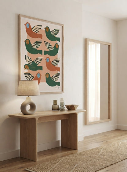 Birds Between Worlds | Surrealist Bird Fine Art Print