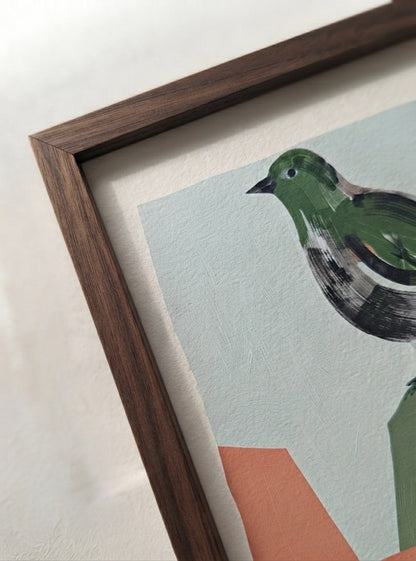 Bird & Being | Contemporary Abstract Bird Art Print