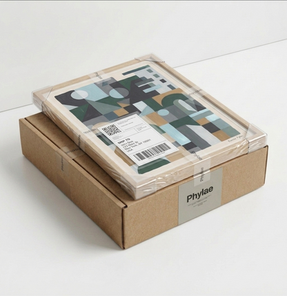 Quiet Geometry No.2 | Muted Geometric Abstract Painting Print