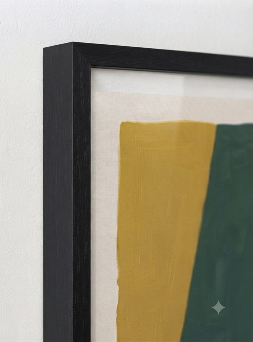 Quiet Geometry | Geometric Color Block Art Print