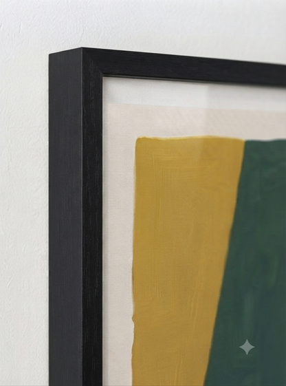 Quiet Geometry | Geometric Color Block Art Print