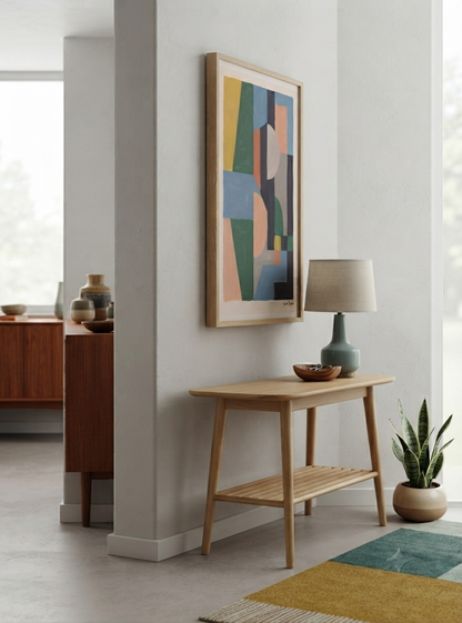 Quiet Geometry | Geometric Color Block Art Print