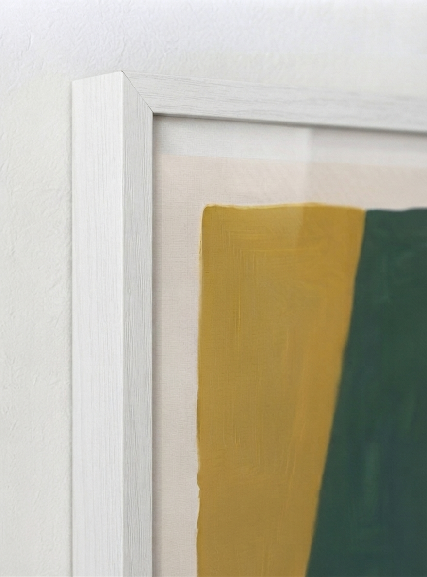 Quiet Geometry | Geometric Color Block Art Print