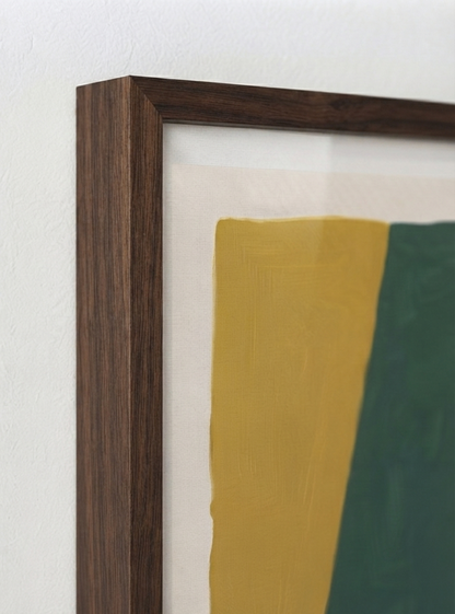 Quiet Geometry | Geometric Color Block Art Print