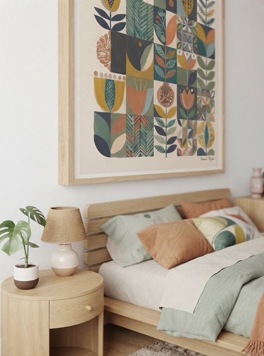 Modern Herbarium | Mid-Century Modern Botanical Art Print