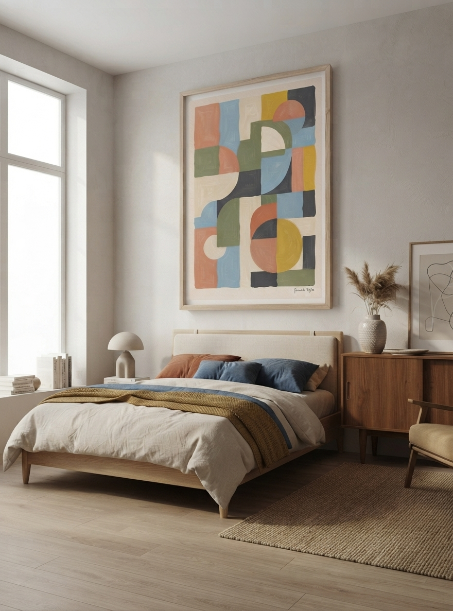 Habitat-no-06 | Mid-Century Modern Geometric Art Print