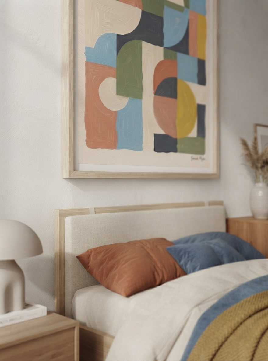 Habitat-no-06 | Mid-Century Modern Geometric Art Print