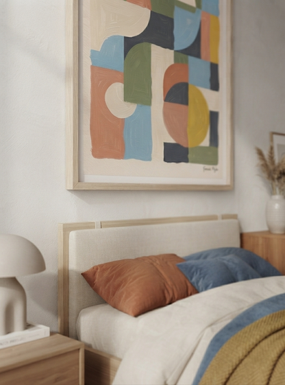 Habitat-no-06 | Mid-Century Modern Geometric Art Print