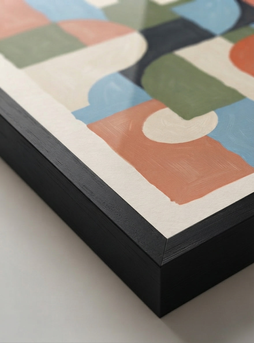 Habitat-no-06 | Mid-Century Modern Geometric Art Print