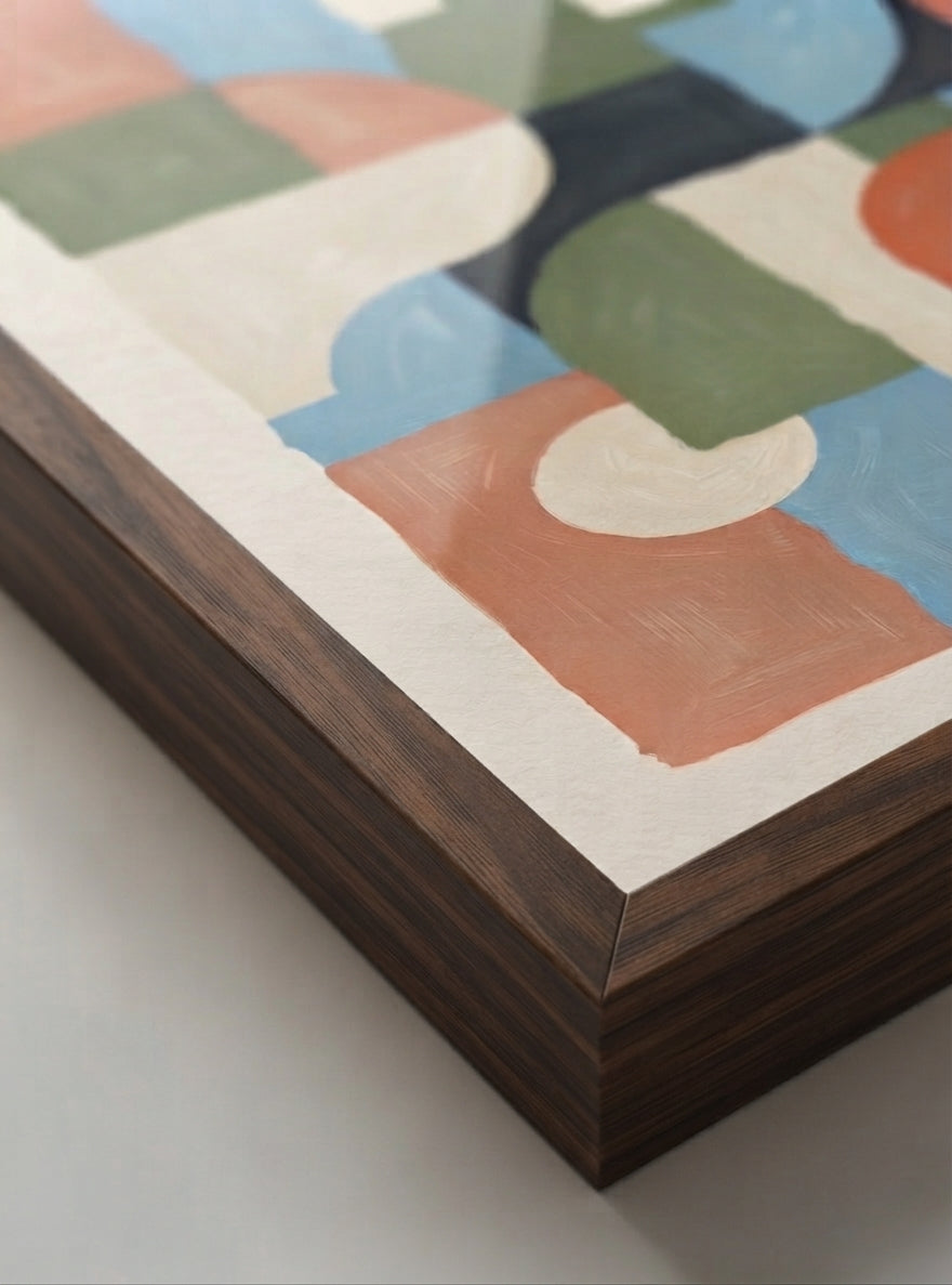 Habitat-no-06 | Mid-Century Modern Geometric Art Print