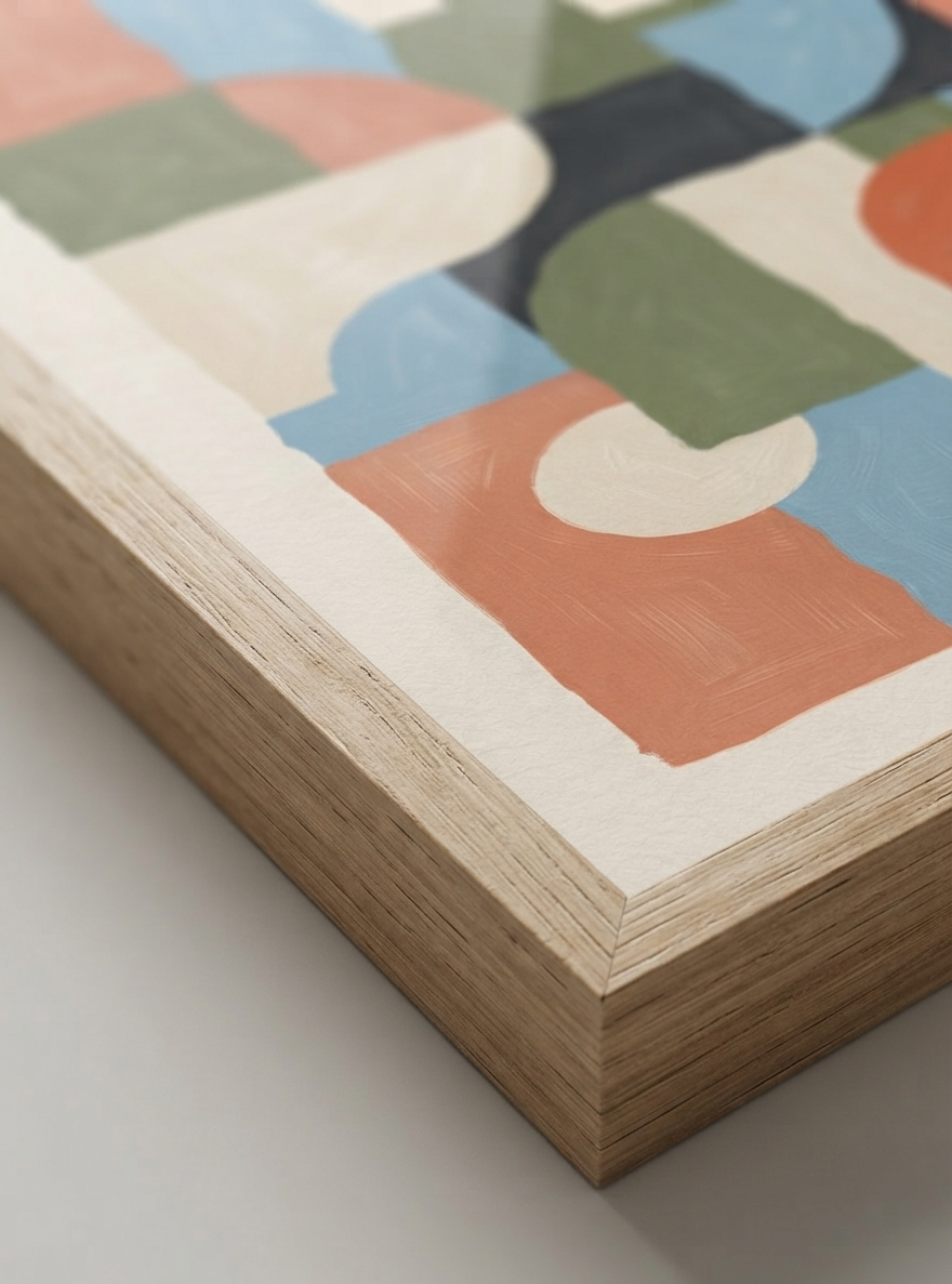 Habitat-no-06 | Mid-Century Modern Geometric Art Print