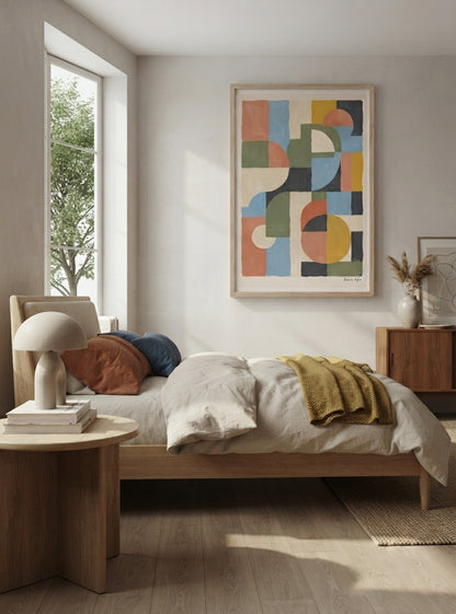Habitat-no-06 | Mid-Century Modern Geometric Art Print