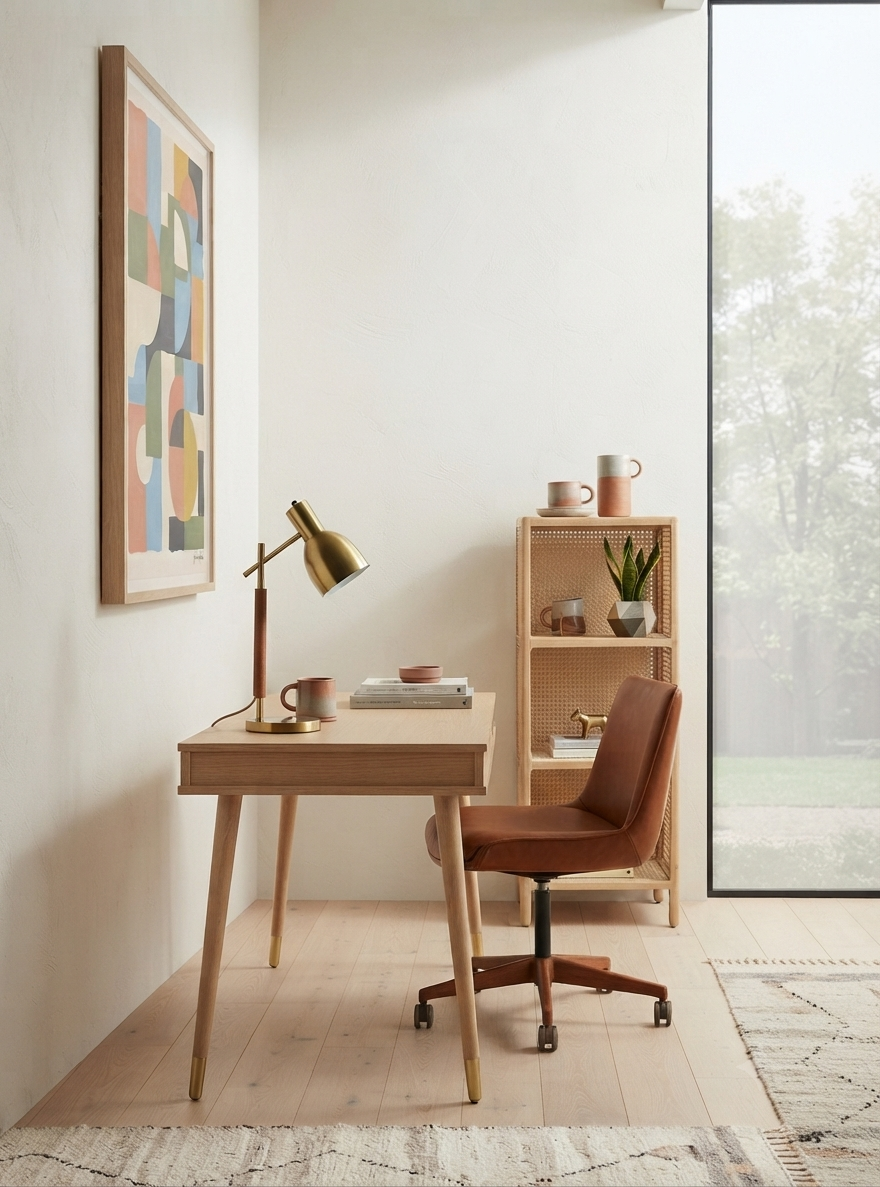 Habitat-no-06 | Mid-Century Modern Geometric Art Print