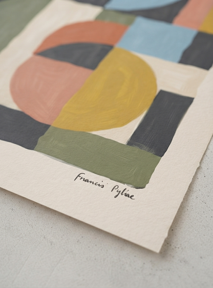 Habitat-no-06 | Mid-Century Modern Geometric Art Print