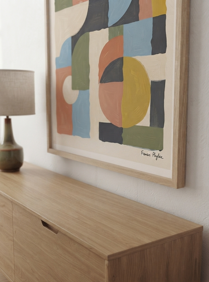 Habitat-no-06 | Mid-Century Modern Geometric Art Print