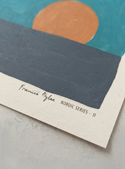 Fjader Och Vind | Mid-Century Bird Art Print