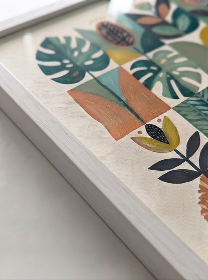 Modern Herbarium | Mid-Century Modern Botanical Art Print