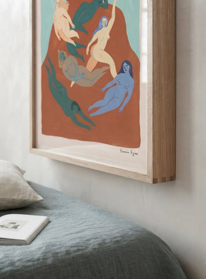 Nordic Muse | Mid-Century Modern Female Form Art Print