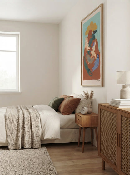 Nordic Muse | Mid-Century Modern Female Form Art Print