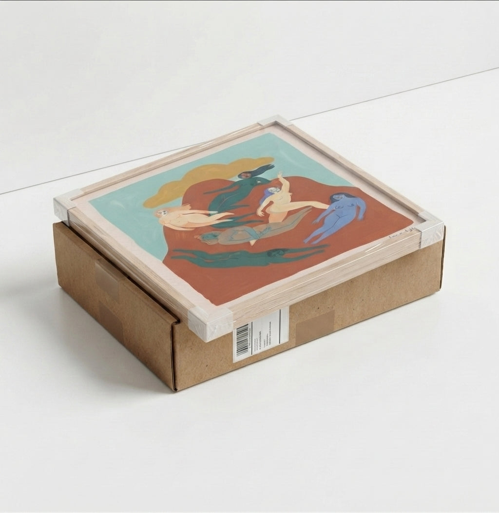 Nordic Muse | Mid-Century Modern Female Form Art Print