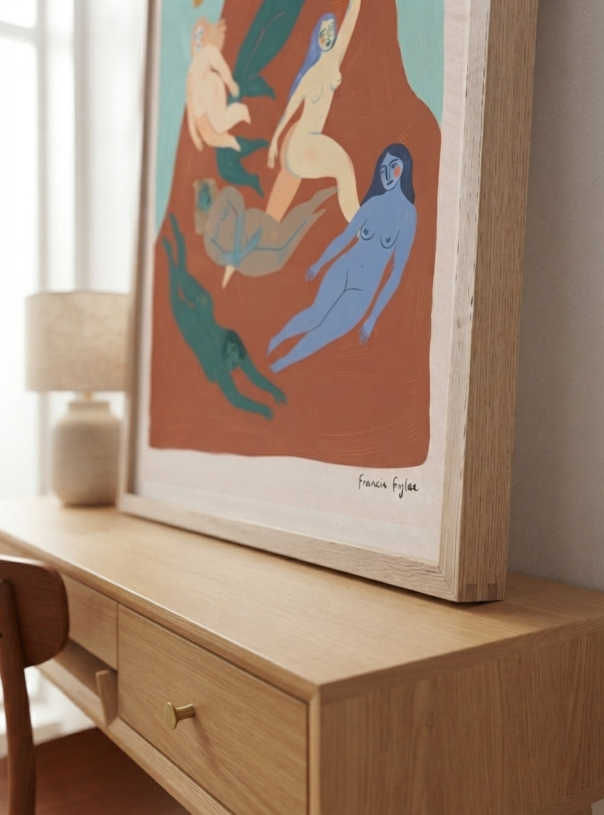 Nordic Muse | Mid-Century Modern Female Form Art Print