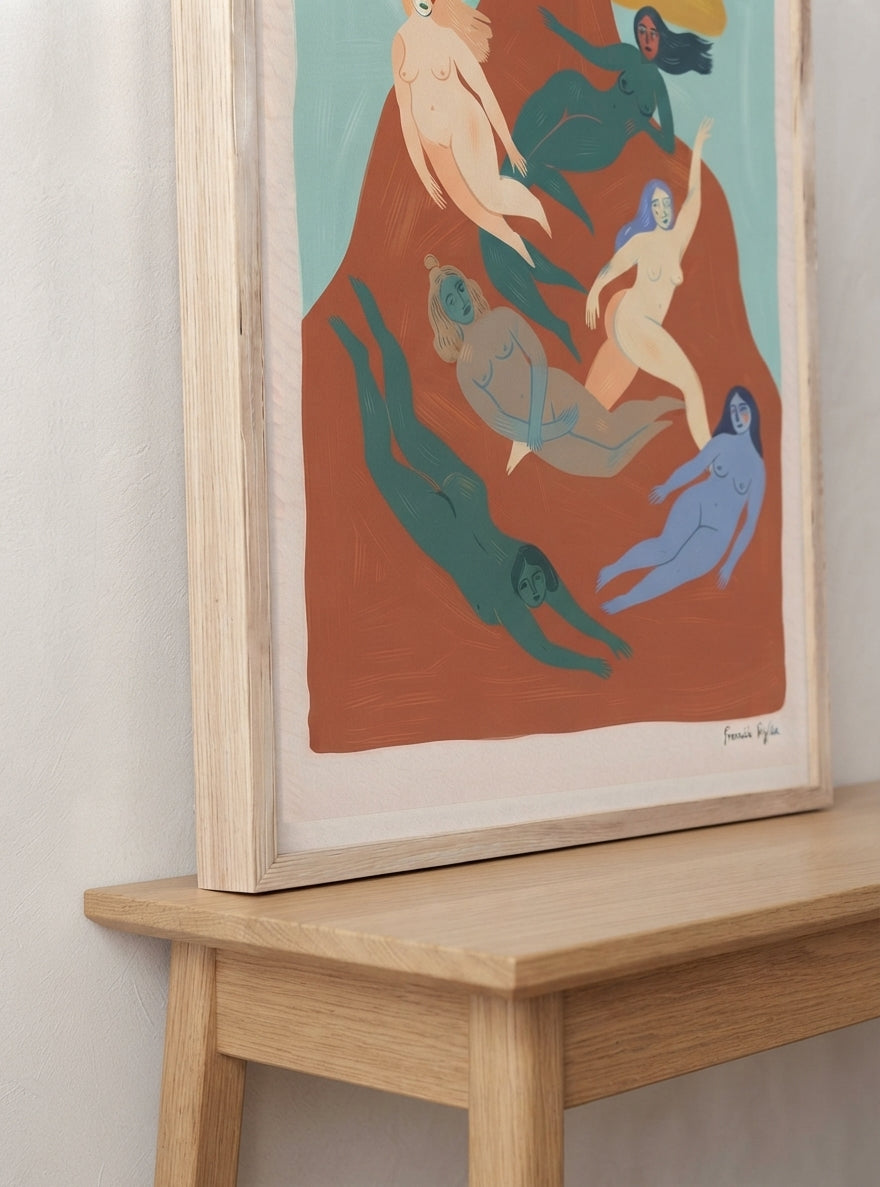 Nordic Muse | Mid-Century Modern Female Form Art Print