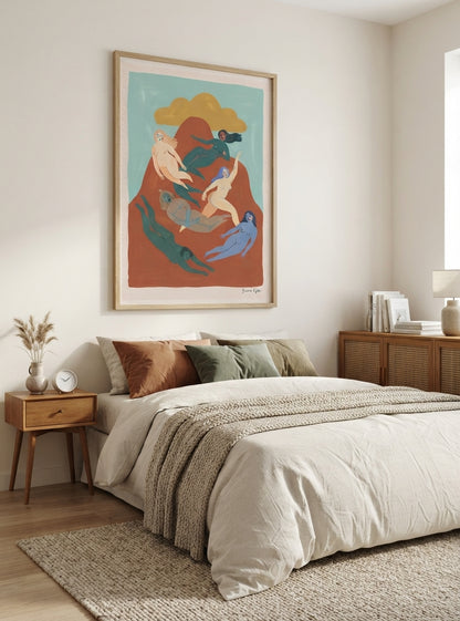 Nordic Muse | Mid-Century Modern Female Form Art Print