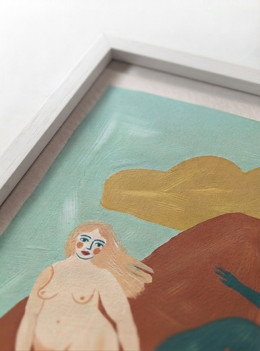 Nordic Muse | Mid-Century Modern Female Form Art Print