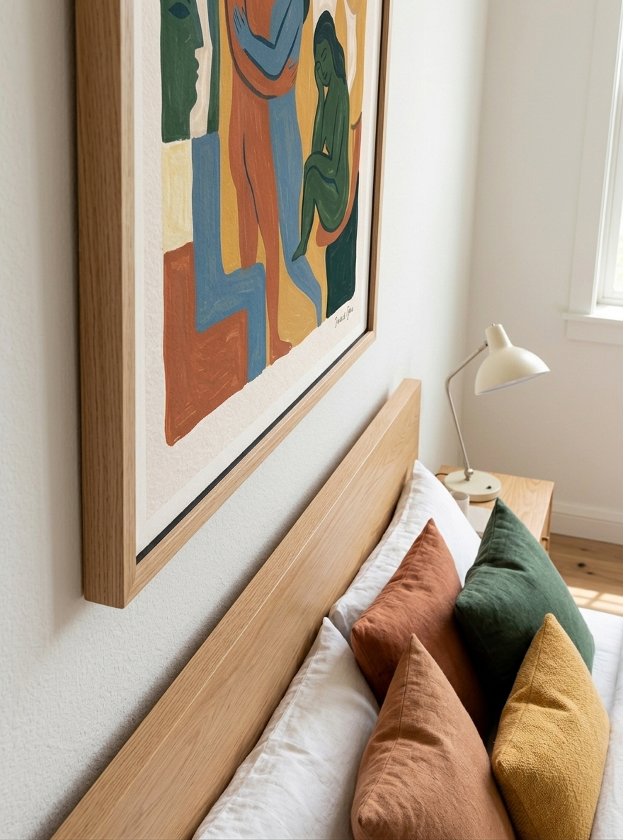 Earth Forms | Mid Century Modern Figurative Art Print