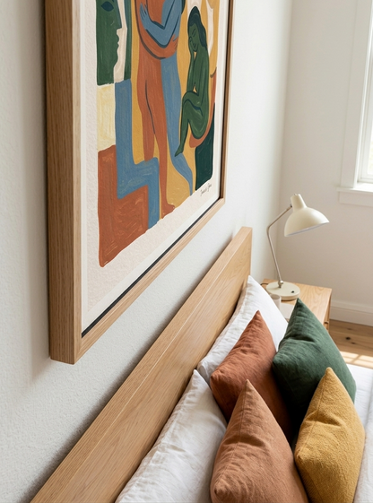 Earth Forms | Mid Century Modern Figurative Art Print