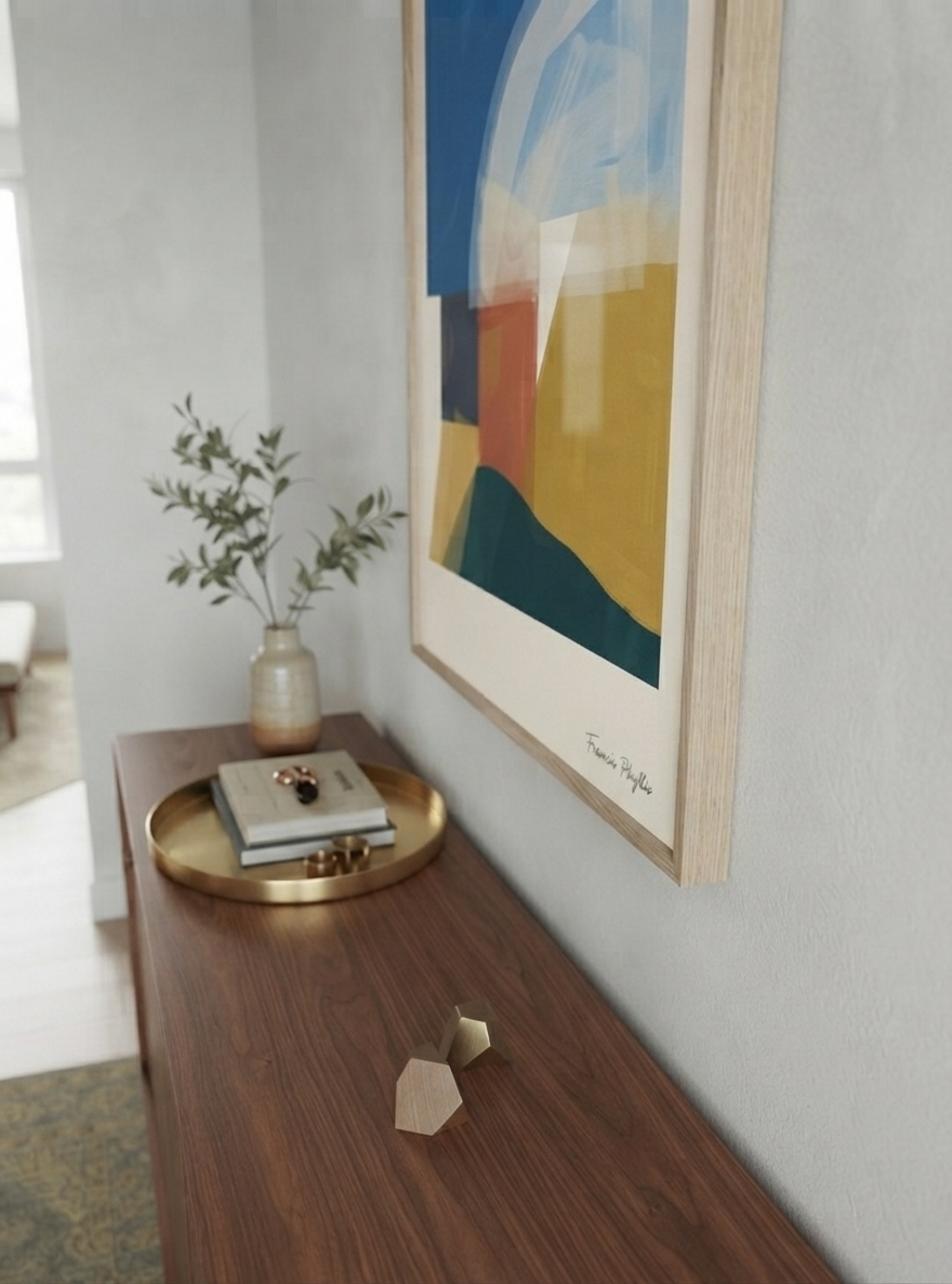 Balance Series | Minimalist Color Block Wall Art Poster