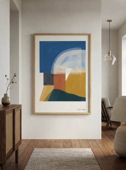 Balance Series | Minimalist Color Block Wall Art Poster