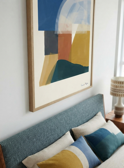 Balance Series | Minimalist Color Block Wall Art Poster