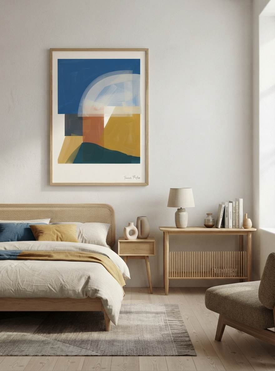 Balance Series | Minimalist Color Block Wall Art Poster