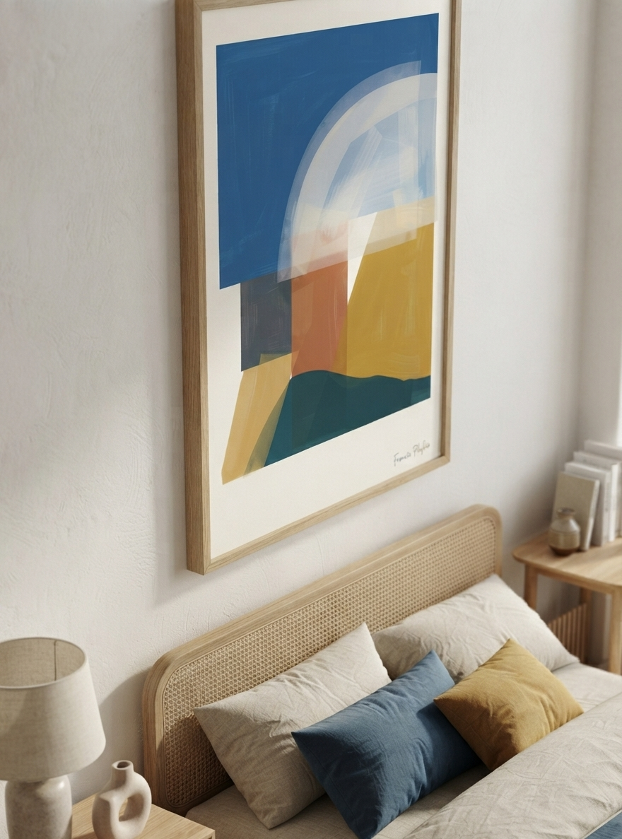 Balance Series | Minimalist Color Block Wall Art Poster