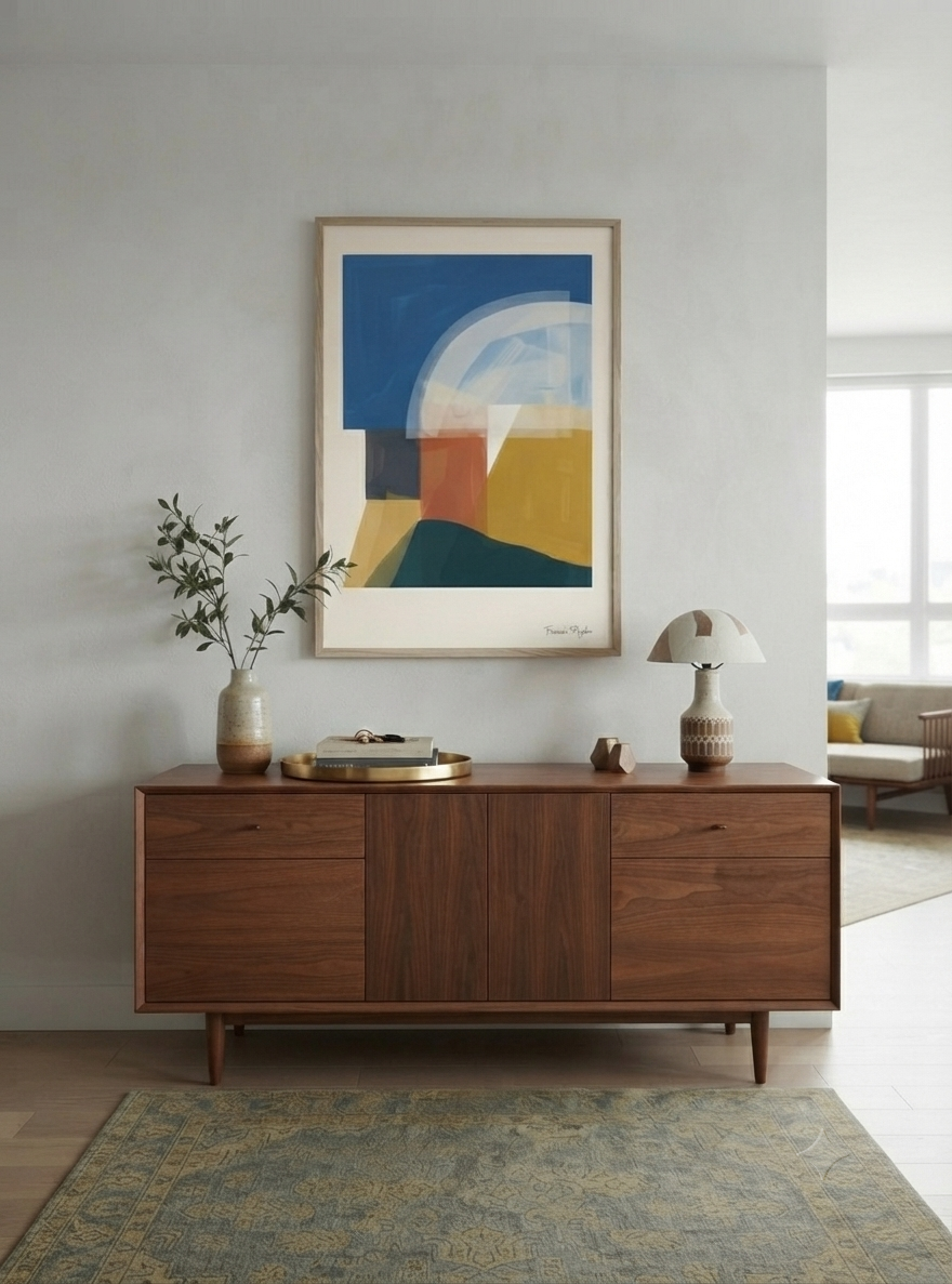 Balance Series | Minimalist Color Block Wall Art Poster