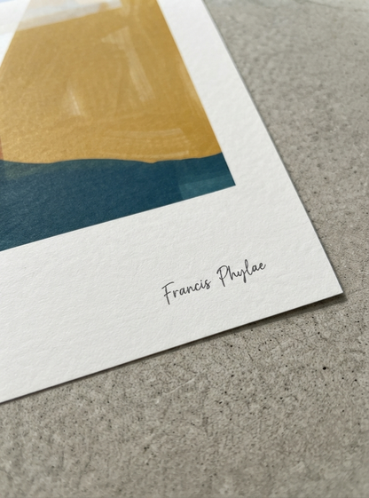 Balance Series | Minimalist Color Block Wall Art Poster